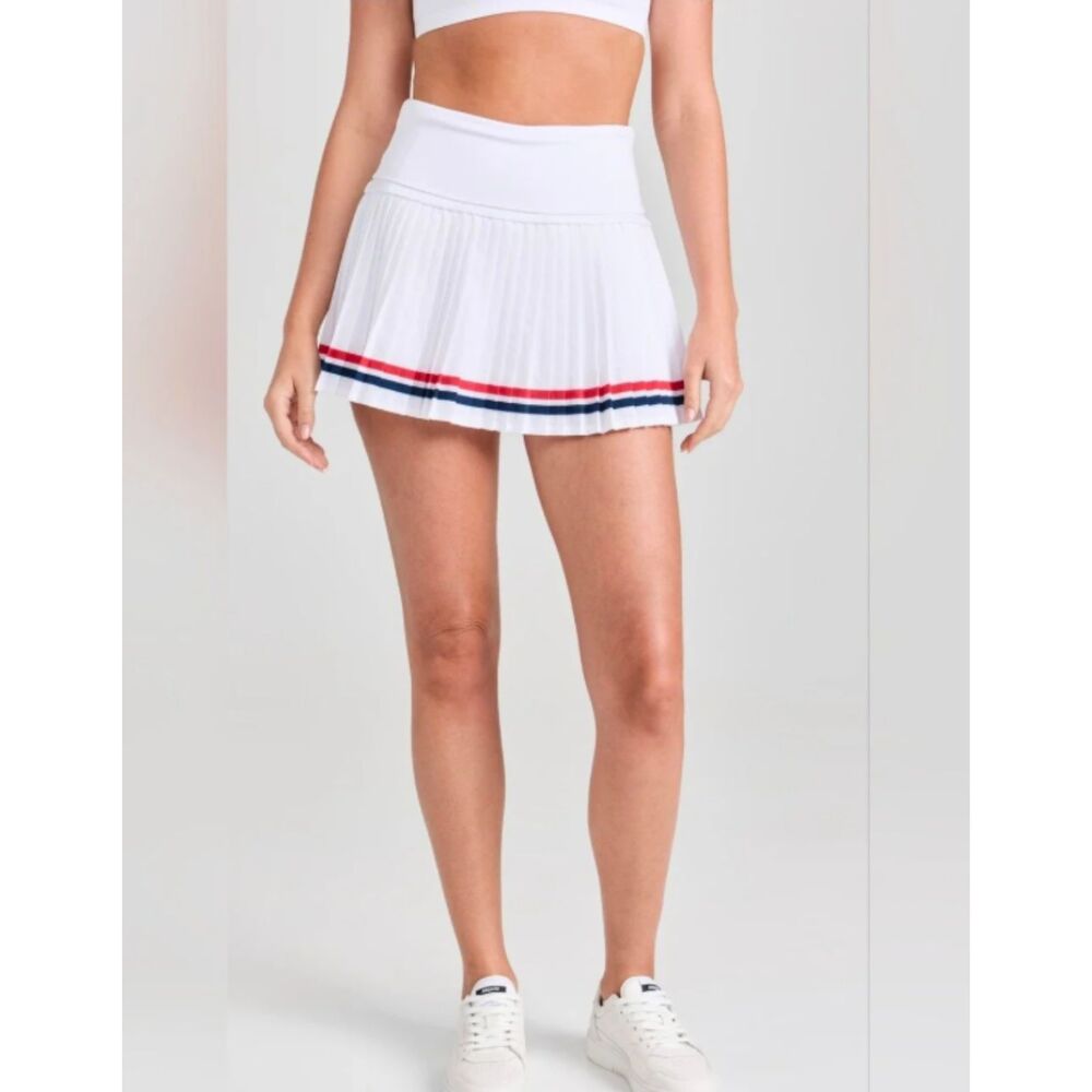 Beach Riot Gloria Skirt Pleated Asthlesiure Tenniscore Americana USA Preppy S